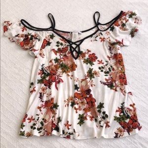 ⭐️ NWOT Off the Shoulder Loose Fit Blouse